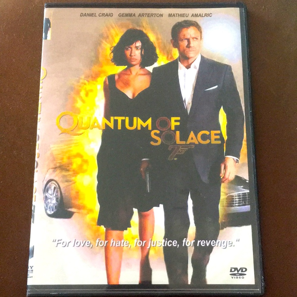 🍿 Quantum of Solace DVD Daniel Craig James Bond 007 Action Movie
